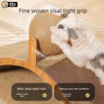 Spin Scratch Wooden Cat Lounger - Image 4