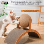 Spin Scratch Wooden Cat Lounger - Image 5