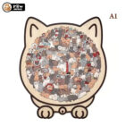 Cat Wooden Jigsaw Puzzle - Image 7