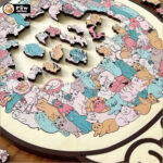 Cat Wooden Jigsaw Puzzle - Image 3