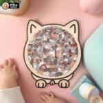 Cat Wooden Jigsaw Puzzle - Image 6